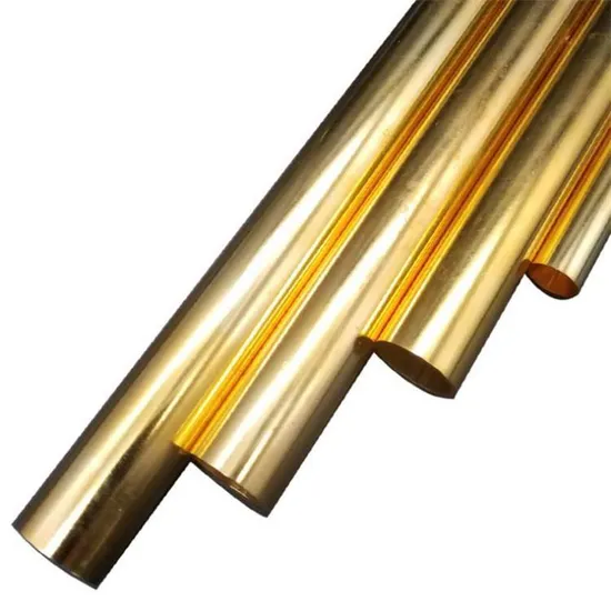 ASTM B152 B196 C7701 H65 C17200 H70 T2 Tige de cuivre sans oxygène Tige plate en cuivre de tungstène Caractéristiques souples Tige en laiton au plomb Barre de cuivre
