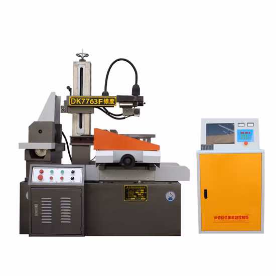 Fil rapide de l'industrie lourde en métal de l'eau CNC Casserole de fil CNC EDM Machine de découpe de fil de molybdène Dk7763f
