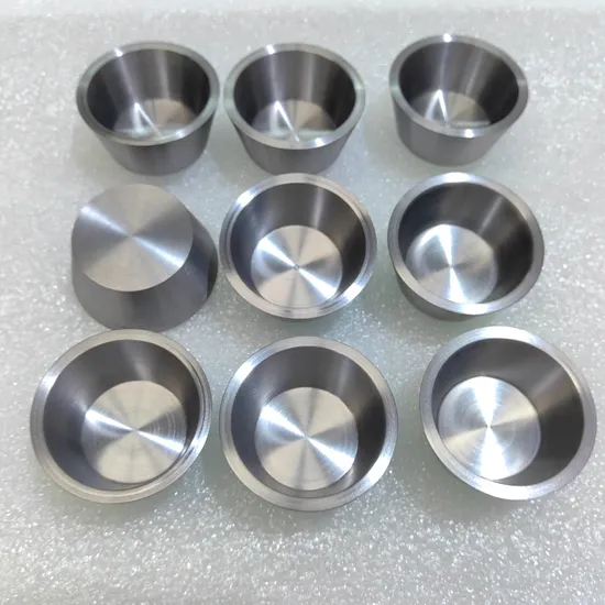 Épaisseur pure du fond du creuset en tungstène 2mm Od68mm pour les pièces de protection contre les radiations