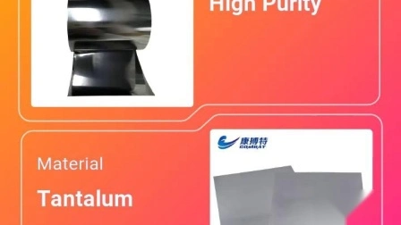 Bande d'aluminium de tantale pur 0.1X100X1100mm à vendre