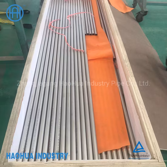 Tube en titane fileté ASTM B861 ASTM B862 Gr1 Gr2 Grade2 Grade 5