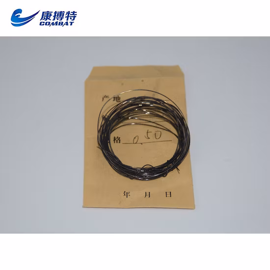 Fil de molybdène de haute pureté de 0,4 mm pour la coupe EDM