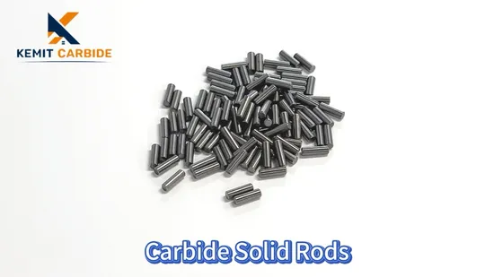 10%Co+90%Wc Alliage de tiges de carbure de tungstène Barre cimentée solide pour Endmill et Dirll Factory Supply
